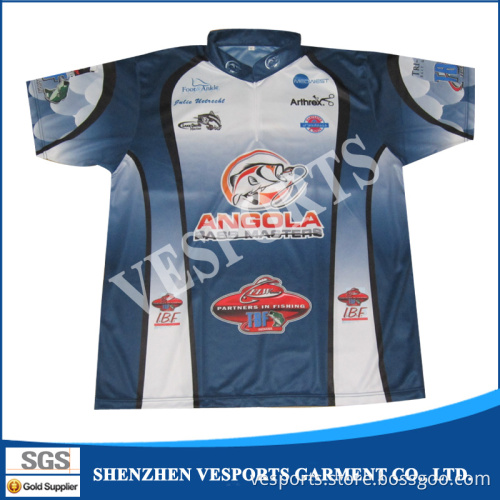 Mens Dye-Sublimation Dri Fit Fishing T Shirt